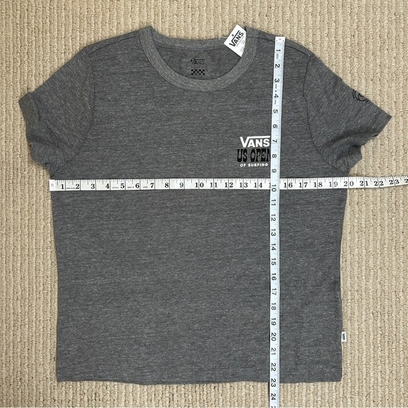 Vans US Open of Surfing Badge Short Sleeve Tee Size X-Large Women - Picture 12 of 12